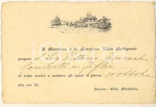1910 varese villa mirabello - ca,