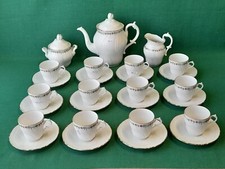 SERVIZIO CAFFÈ COMPLETO X 12 PORCELLANA VECCHIO RICHARD GINORI SANREMO. BR51