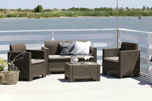 Rattan salotto giardino - rattan,
