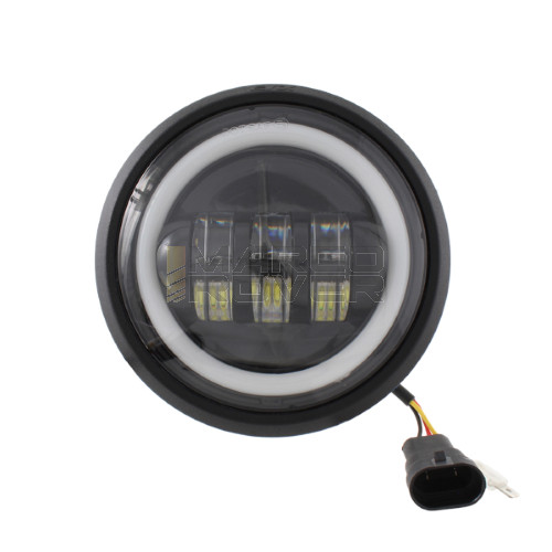 Fanale anteriore led tondo - fanale, 3