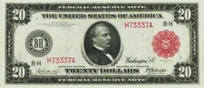 U.S.A. 20 dollari 1914  - America - Replica