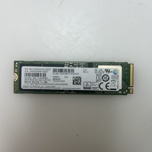 Ssd samsung pm981 - 256gb, m.2