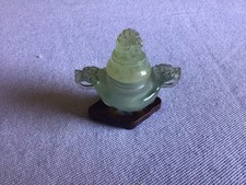 Statuina Vaso Potiche Giada Vintage