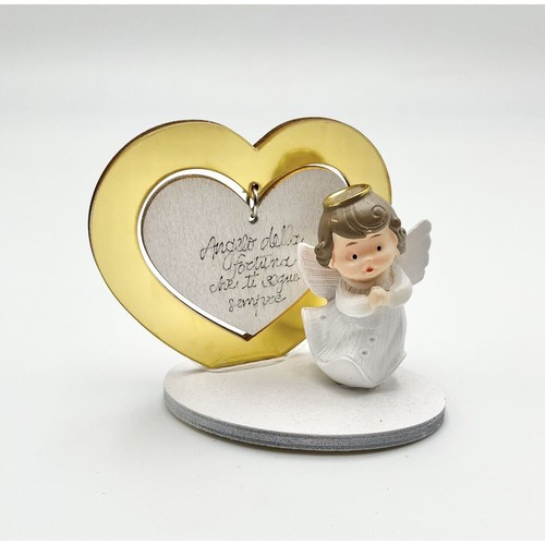 Angelo resina con - cuore, plexi