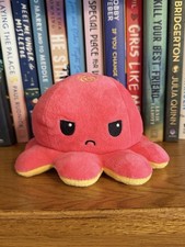 Peluche polpo rosa e giallo