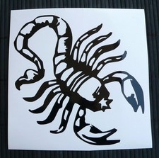 adesivo SCORPIONE scorpion sticker decal vynil vinile casco auto moto car helmet