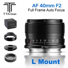 TTArtisan 40mm F2.0 Full Frame Auto Focus Lens for Leica Panasonic Sigma L mount