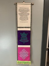 Vintage Tapestry Dala Lama The