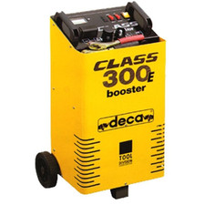 DECA CLASS BOOSTER 300E CARICABATTERIE AVVIATORE AUTO MOTO CARRELLATO 0,5-3,5 K