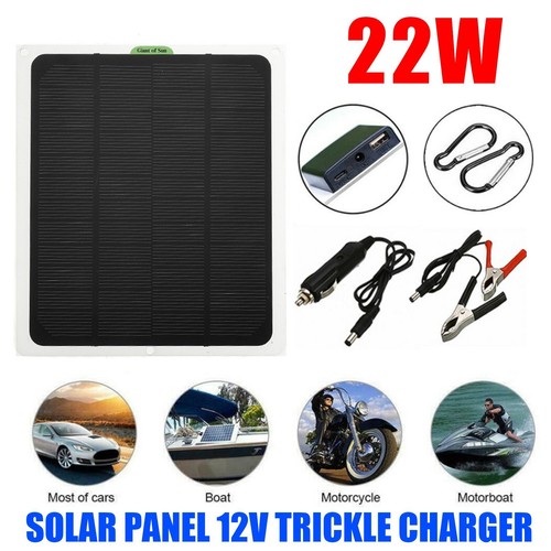 Kit pannello solare 22w 12v - kit,