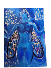  OLIO SU TELA E FOGLIA D'ORO