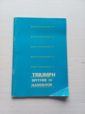 Triumph Spitfire IV 1974 manuale uso manutenzione inglese originale ENGLISH