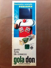 Pubblicità Anni 60-70 Gusto Forte Gola Don Caramelle Gommose Perugina