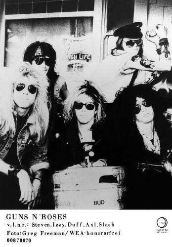Guns roses promo - roses,