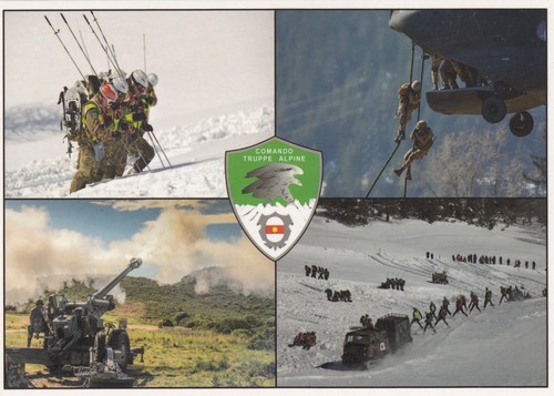 Cartolina alpini comando - cartolina, alpini: