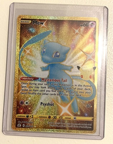 Carta pokemon tcg mew 025 - tcg,