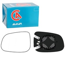 ALKAR Vetro Specchietto Asferico Riscaldabile SX Adatto per Volvo C30 C70 S40