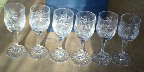 Bicchieri cristallo vintage - 6,