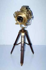 Regalo di Capodanno: faretto lampada da terra rustica, faro di ricerca per de...