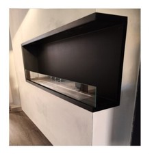 Biocamino mod Mega 124x36x17cm da incasso aperto destra difettoso bioetanolo bio