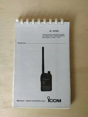 Manuale uso icom e90 - manuale, ic-e90