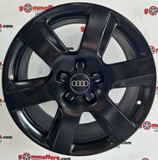 4 cerchi lega audi a4 a5 a6 a7 a8 q5 r17 nero opaco lt002639