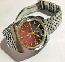 Orologio classico vintage Mondia Sea Horse quadrante rosso spedizione gratuita! MODELLO RARO