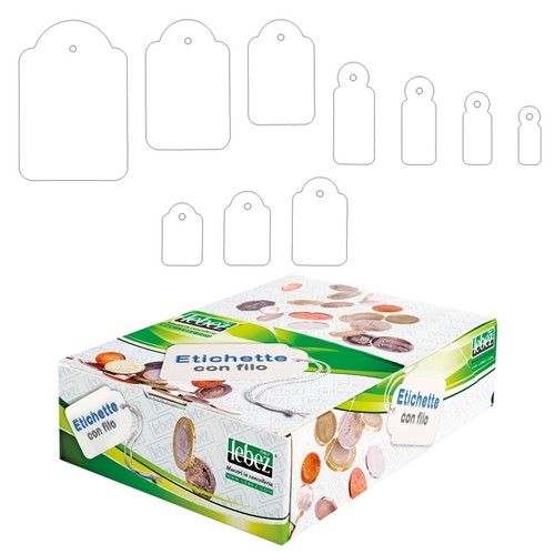 Etichette con filo per - etichette,