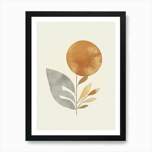 Quadro astratto fiore stampa - 6,