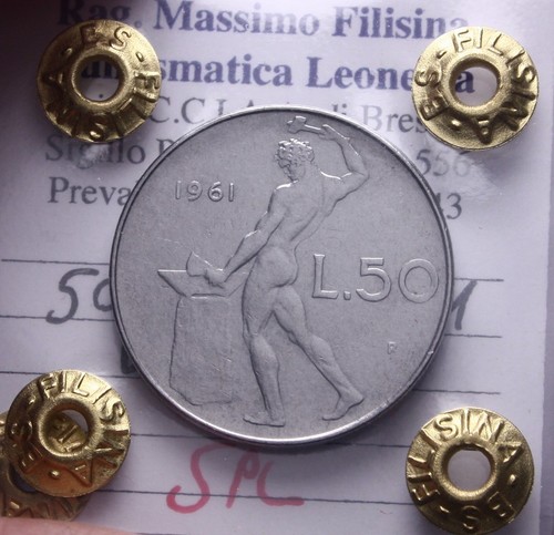 Italia repubblica 50 lire - nl*,