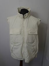 TIMBERLAND Gilet Uomo Weathergear Utility UK XL Bianco Cotone (P116)