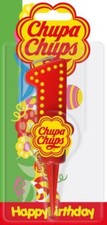 Candela Compleanno Chupa Chups Numero 1 con Supporto