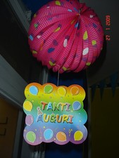 FESTONE BANNER CARTA CON PALLA