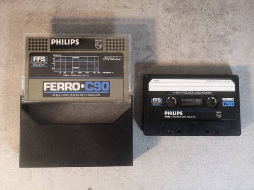 Cassetta audio philips ferro - cassetta,