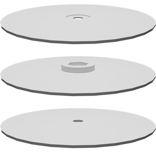 Base levigatrice disco - base,