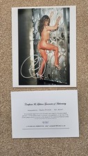 Claudia Christian Autographed Photo Babylon 5 Actress Cert Of Authenticity