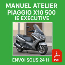 Manuel Atelier Piaggio X10 500