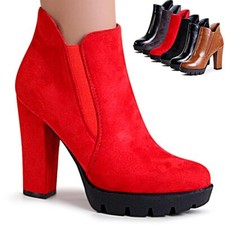 Stivaletti Donna Plateau Ankle