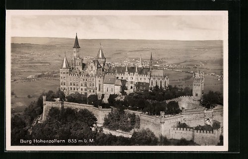 Cartolina burg hohenzollern - cartolina,
