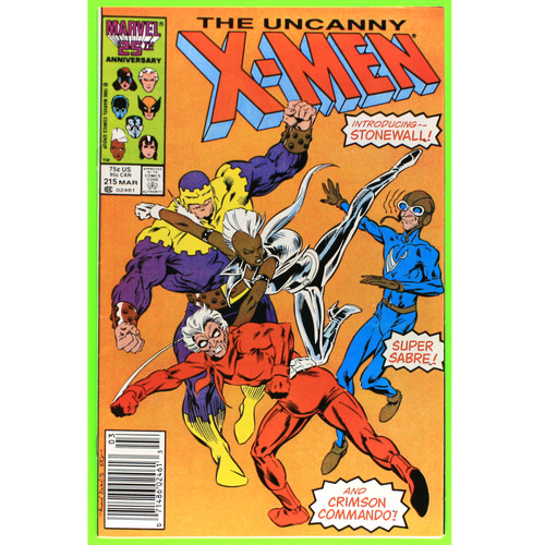 Uncanny men 215 1987 - uncanny, x-men