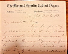 1861 Lettera Massone e Hamlino