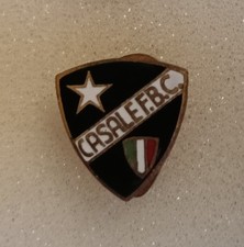 CASALE distintivo calcio vintage riconio piedino buttonhole badge football