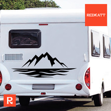 Adesivo camper 100 cm montagna