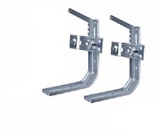 Coppia Staffe Vercelli A Squadra Con Bandiera X Tapparelle Persiane Cuscinetto 