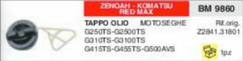 Tappo olio motosega zenoah - tappo,