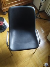 sedia monoscocca plastica pvc  Nera Conferenza Attesa Riunione Convegn Chies