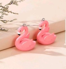 Orecchini Con Fenicotteri