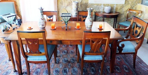 Tavolo legno pregiato - tavolo,
