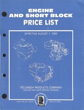 Tecumseh Motore e Blocco Corto