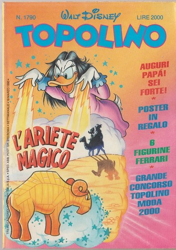 Fumetto topolino 1790 marzo - fumetto,